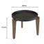 Akil Round Outdoor Side Table , 55cm cm W 52cm cm D