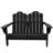 Creaghan 49" W Folding HDPE Double Adirondack Chair-1800254084