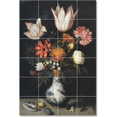 Carreau de céramique décorative 48 po x 72 po 12 po x 12 po