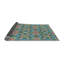 Tapis décoratif bleu-476718243