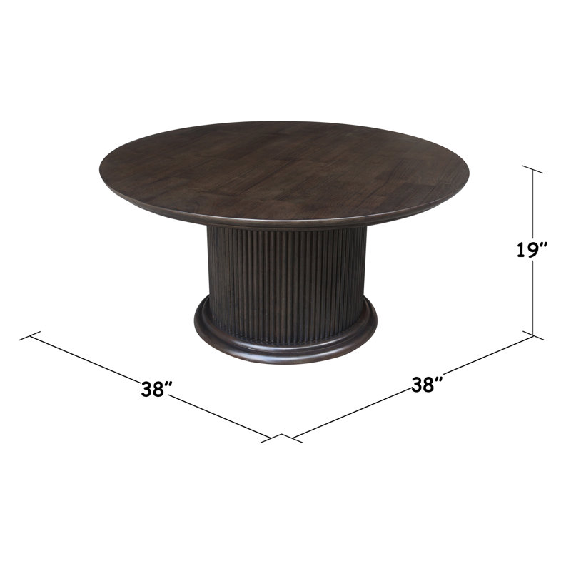 Haven Round Coffee Table, Black