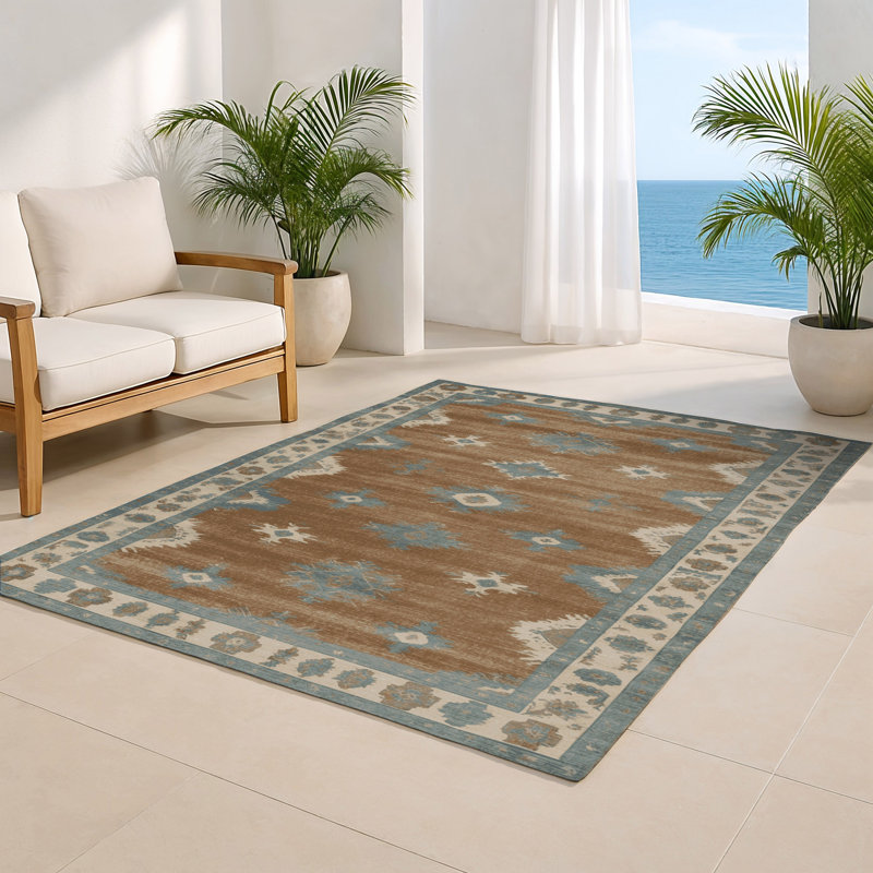 Overdyed Gray Indoor and Outdoor Area Rug, Rectangle 2' x 3'