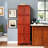 8-Door Cabinet With 4 Shelves, Adds Charm To Home Decor 72.4" High Storage 8 Doors, For