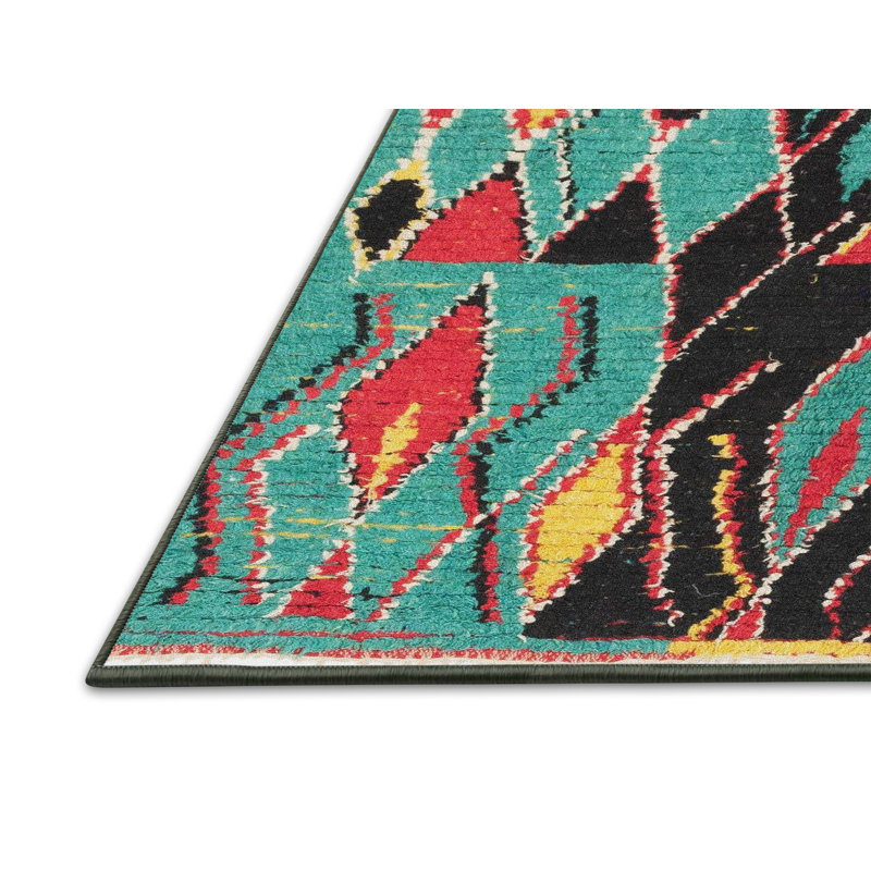 Abstract Indoor Rug, Rectangle 8' x 12'