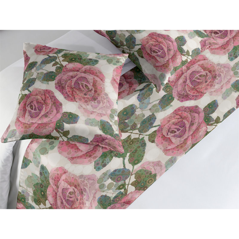 Ensemble de chemin de lit Ambesonne Roses, Très grand lit