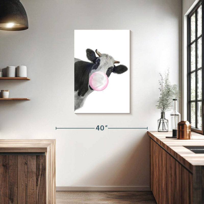 Bulle de gomme Holstein, H 36 po x l 24 po