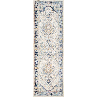 Tapis oriental bleu / beige Brearly