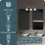 Éclairage pour meuble-lavabo à 3 lumières à intensité variable Adrainne-66882182