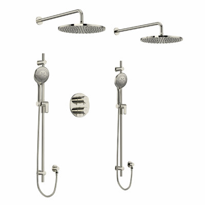 Pallace Pressure Balanced Complete Shower System with Rough-in Valve