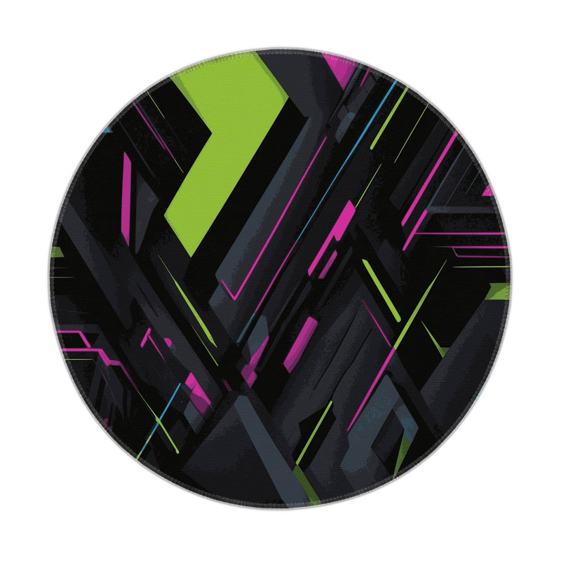 Cosmic Nexus Indoor And Outdoor Area Rug, Round 5'