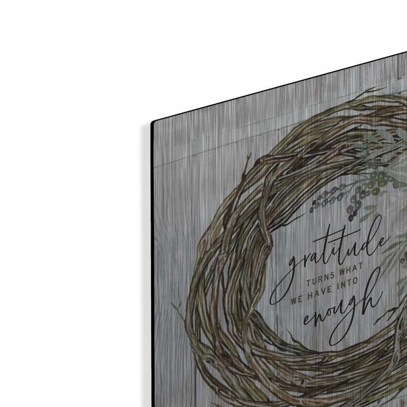 «Gratitude Wreath» par Cindy Jacobs, «Gratitude Wreath» par Cindy Jacobs, H 12 po x l 12 po