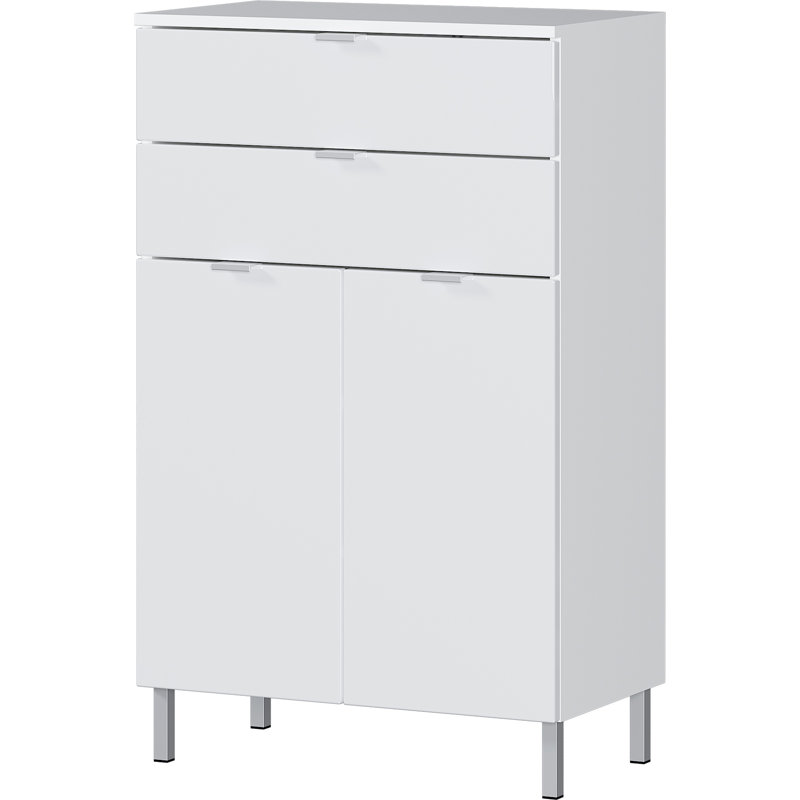 Midgett Bathroom Cabinet, White