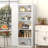 Metal Sideboard, Storage Cabinet, Kitchen Pantry Cabinet With Adjustable Shelves For Kitchen-1389667871