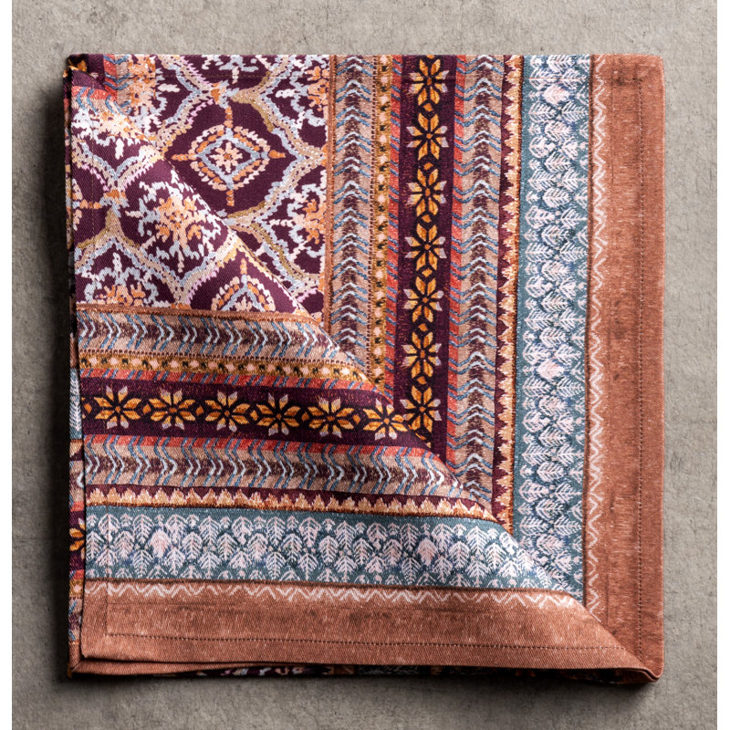 Fair Isle Cotton Square Napkin