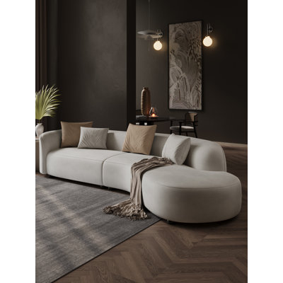Cailey 131.1'' Velvet Sofa