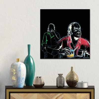Man Drink by Sarah Kamada - Gallery-Wrapped Canvas Giclée on Canvas