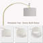 Lampe sur pied arquée 71 po Aviésel-87226843