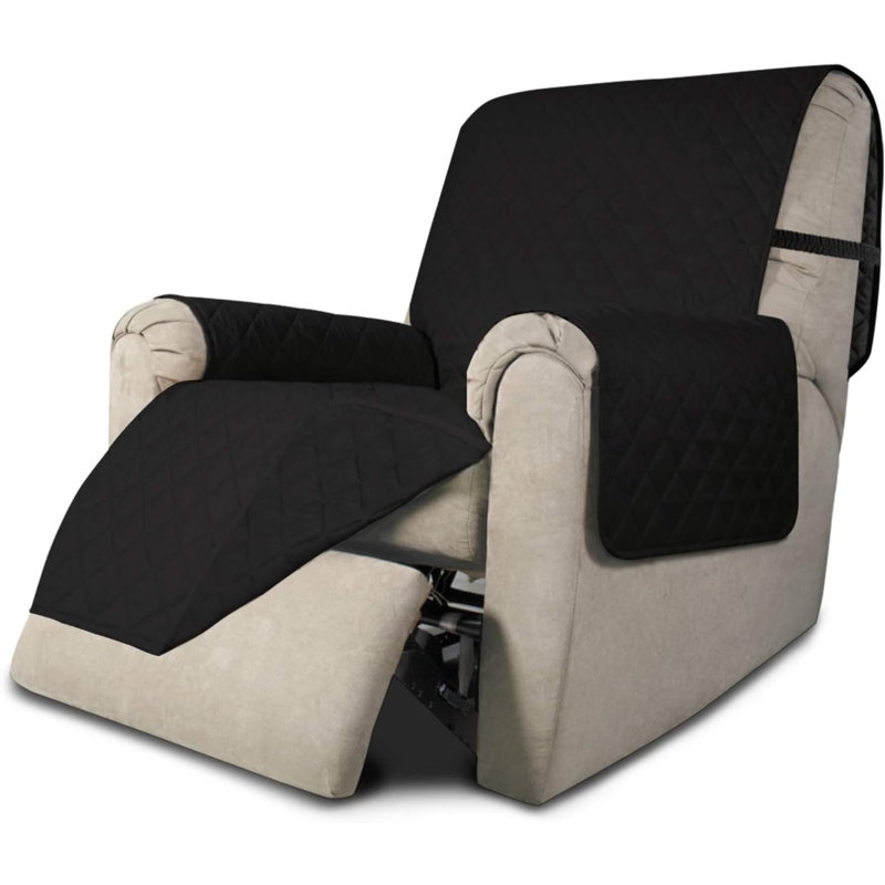 Housse de fauteuil inclinable réversible Easy-Going Chair, H 3,35 po x l 11,5 po x P 11,5 po, Tissu noir
