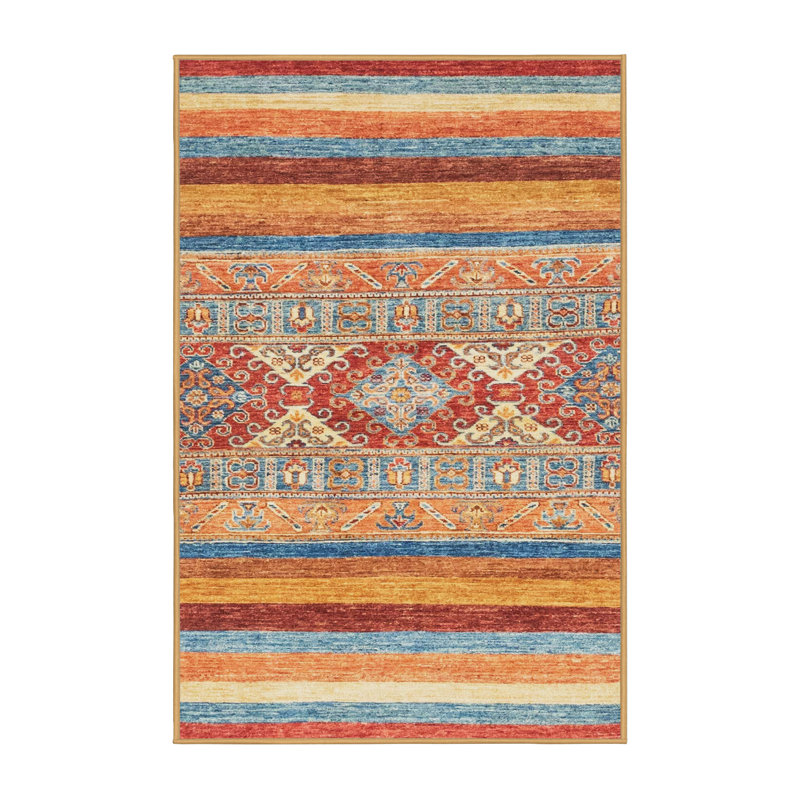 Abstract Indoor Rug, Square 3'