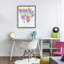 Cadre flottant Bright Rainbow Peacock, design par Carla Daly-1732221479-1732221466