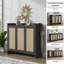 Armoire de rangement pour chaussures Chada 30 paires avec 3 portes et tablettes réglables Chada-110438748