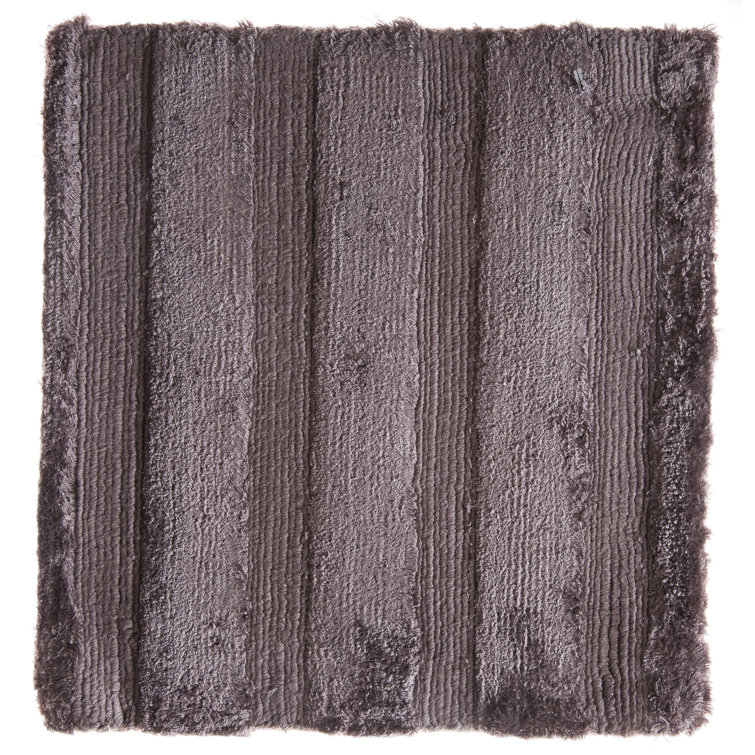 Bonn Hand-Loomed Striped Area Rug in Plum