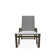 Holna Outdoor Rust-Resistant Metal Chaise Lounge