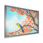 Magnifique oiseau orange sur une branche en fleurs - Peinture sur toile encadrée-59759889-59759887