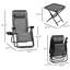 Ensemble de chaises pliantes inclinables zéro gravité avec table d'appoint