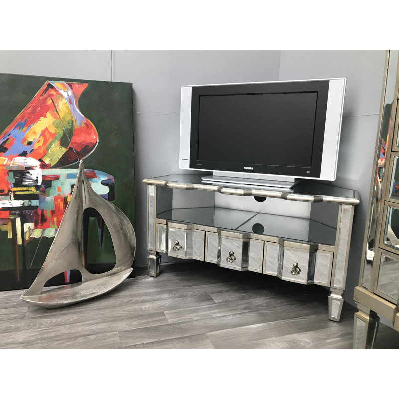 Aldeburgh Unfinished Corner TV Stand for TVs up to 43"