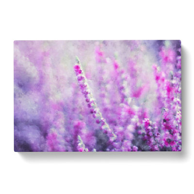 Purple Heather - Wrapped Canvas Painting