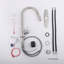 Robinet de cuisine tactile avec douchette extractible-121210001