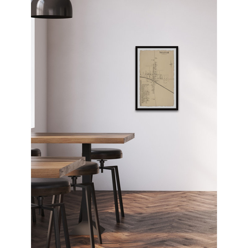 Savannah Business Notices - Impression de cadre photo sur papier, H 18 po x l 12 po x P 1,5 po