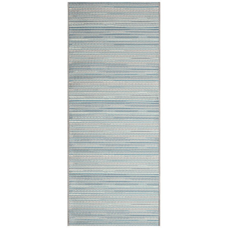 Natarbora Striped Indoor / Outdoor Rug, Runner 1'11" x 4'11"