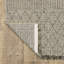 Tapis rayé à motif géométrique beige / noir Rayfe-1384233218