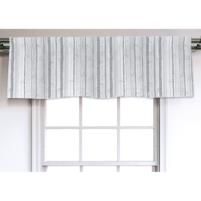Sateen Ruffled Window Valance