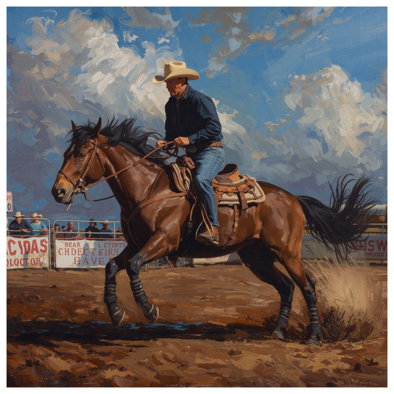 Rideaux Cowboy Rideo, 50 po x 92 po - 1 panneau, Transparent