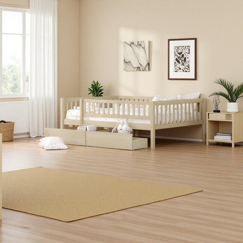 Wood Daybed, Natural