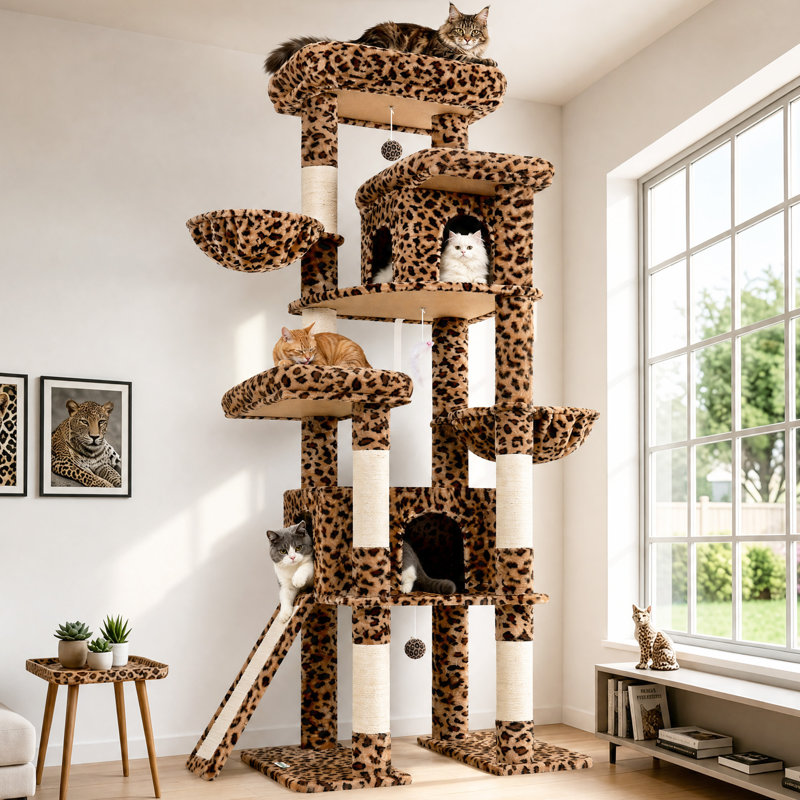 Arbre à chat 78 po H 78 po