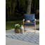 Tapis ikat bleu / blanc Karini-20724065
