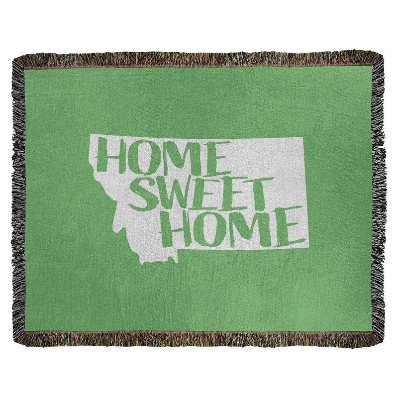 Jeté en coton montana doux, 50 po x 60 po, Vert