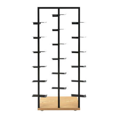 9 Pair Free Standing Shoe Rack Display Shelf