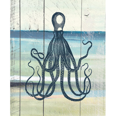 Wooden Octopux - Painting Print