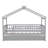 Wooden House Bed With  Trundle-781824790