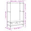 Caledon 100cm Clothing Rack-1211799773