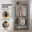 91.4cm Rolling Clothing Rack