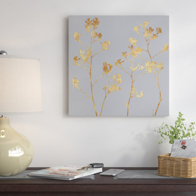 «Gold at Dusk II», impression sur toile