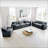3 Piece Comfortable Oversized Sectional Sofa-486091487