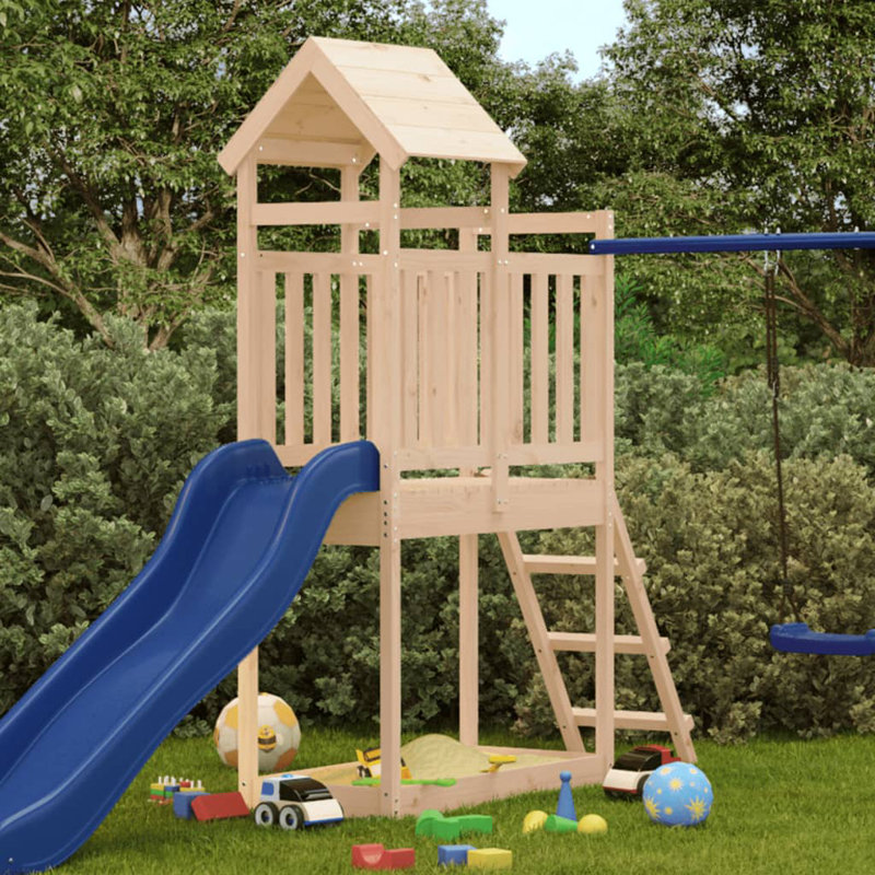 Drees Freeport Park Swing Set, Solid Wood Pine