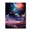 Horloge murale moderne Bright Star In Distant Galaxy I - Beach-99638064